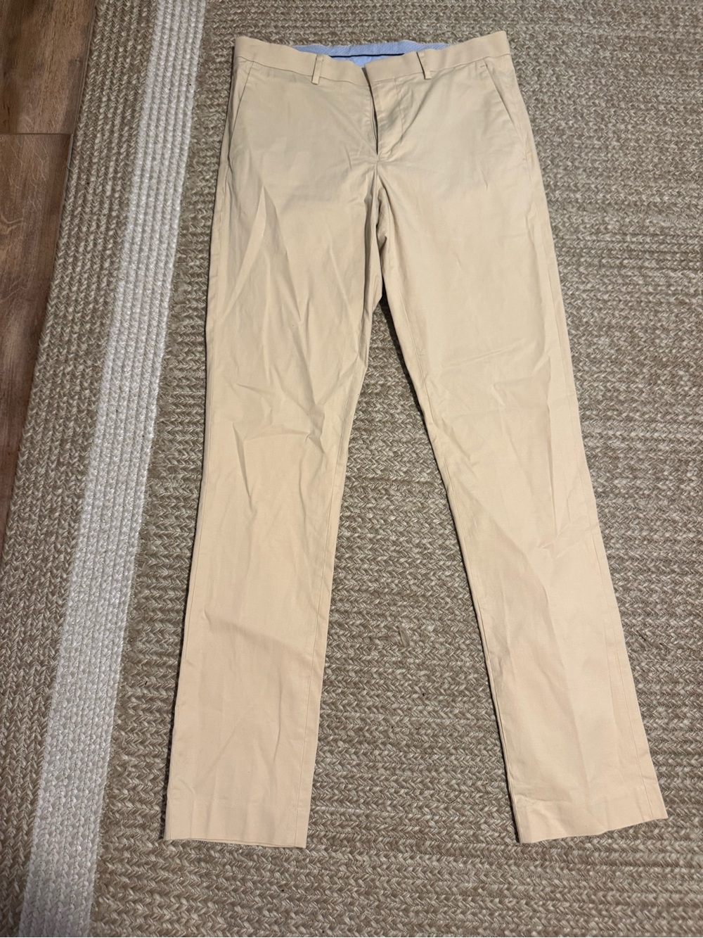 Murano Men's Khaki Chinos in Light Tan